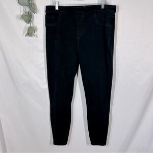 SPANX | High Waisted Jegging Pull On Pant Black Skinny Leg Women’s Size 1X